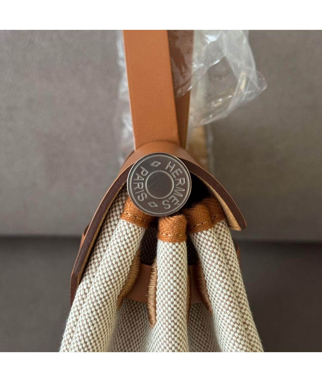 HERMES Мульти кожаная сумка с короткими ручками, фото 7