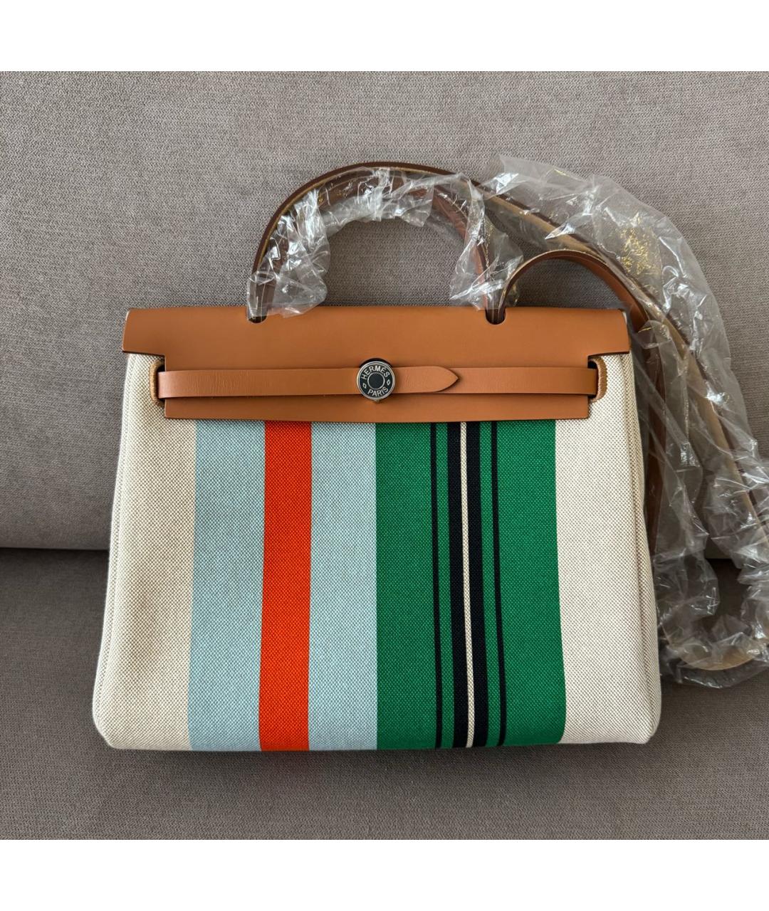 HERMES Мульти кожаная сумка с короткими ручками, фото 2