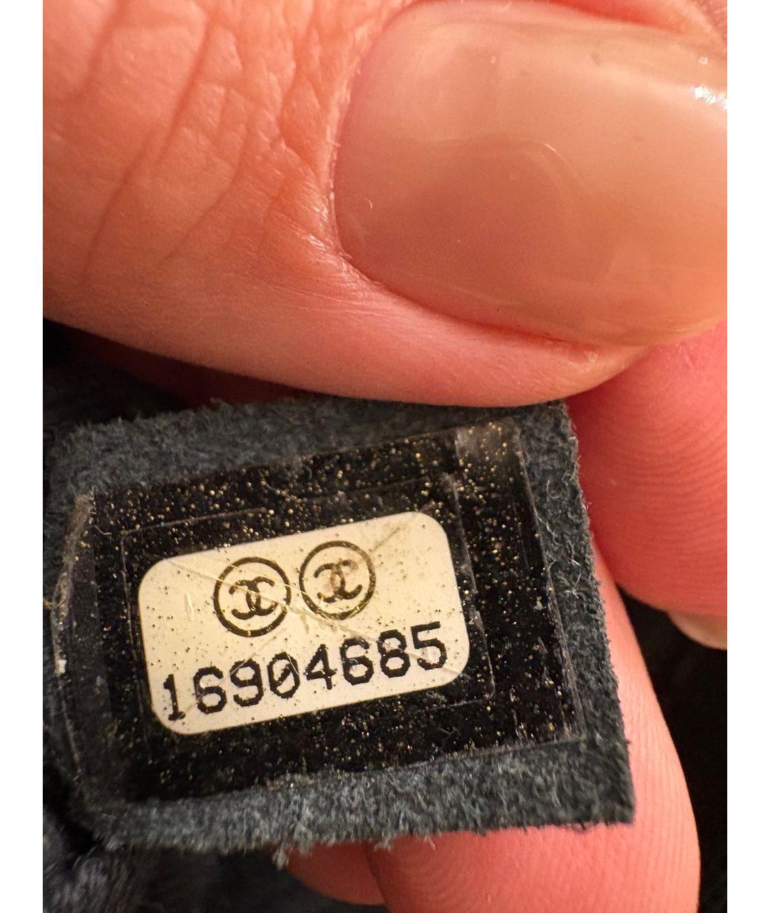 CHANEL Черная кожаная сумка тоут, фото 6