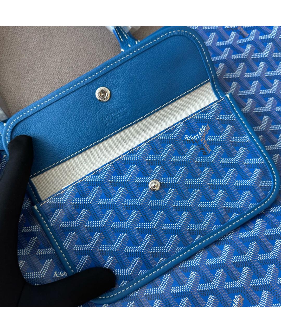 GOYARD Синяя сумка тоут, фото 4