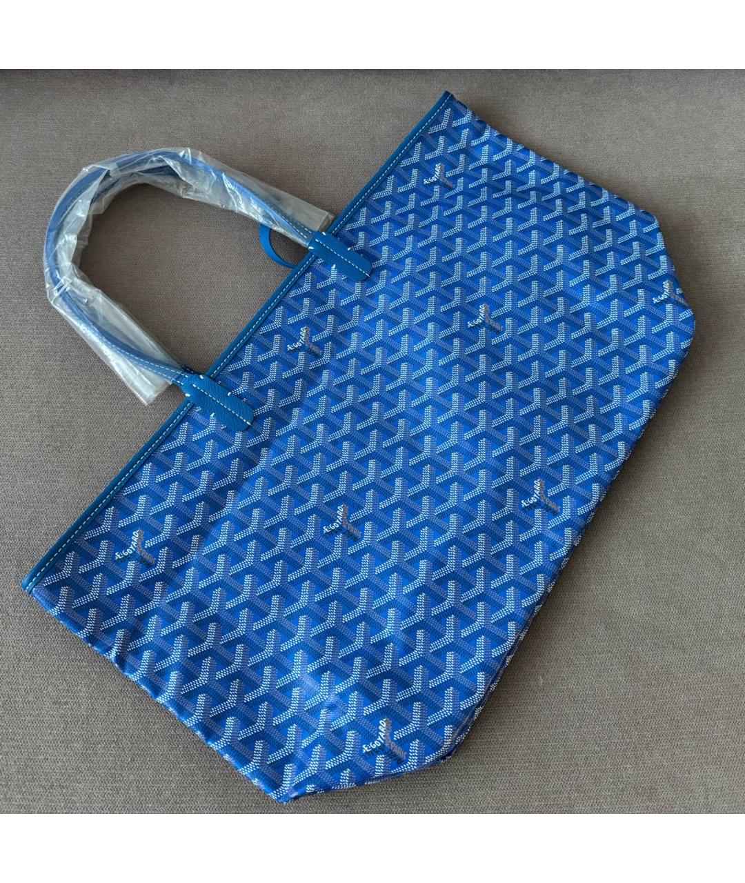GOYARD Синяя сумка тоут, фото 2