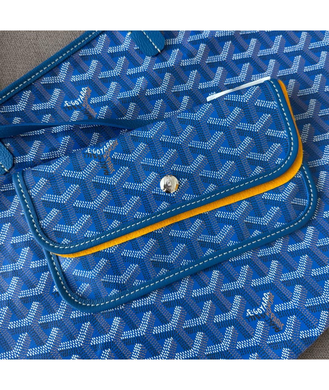 GOYARD Синяя сумка тоут, фото 3