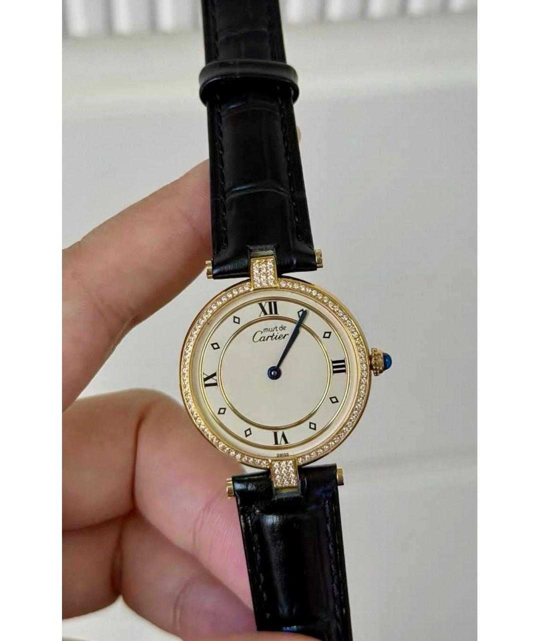 CARTIER Золотые часы из желтого золота, фото 3