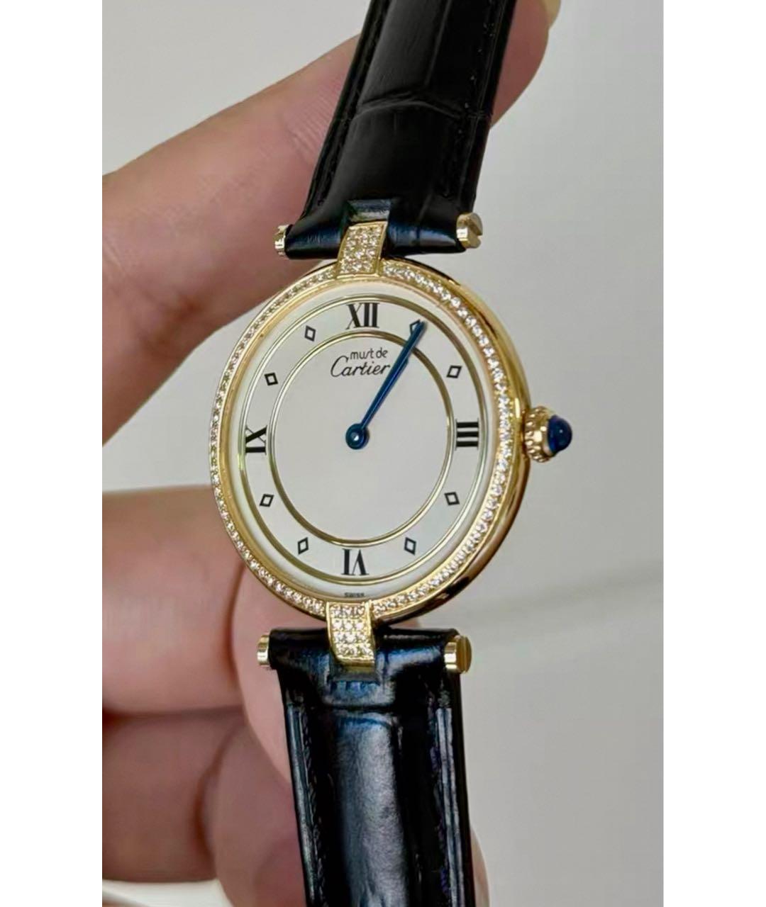 CARTIER Золотые часы из желтого золота, фото 4