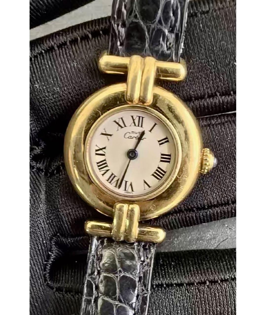 CARTIER Желтые часы из желтого золота, фото 4