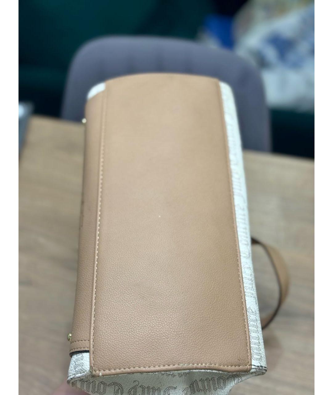 JUICY COUTURE Бежевая сумка тоут из искусственной кожи, фото 4