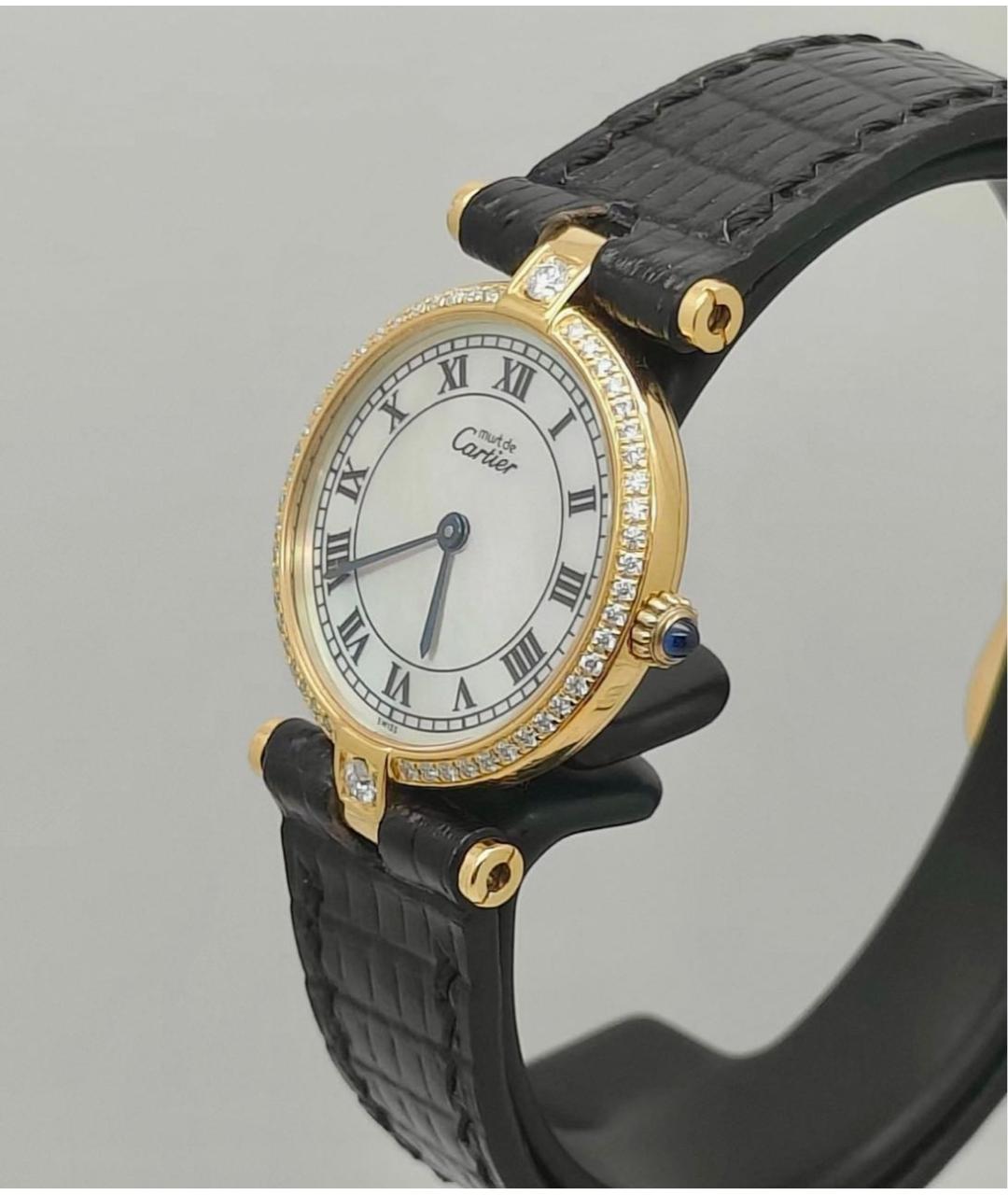 CARTIER Золотые часы из желтого золота, фото 2