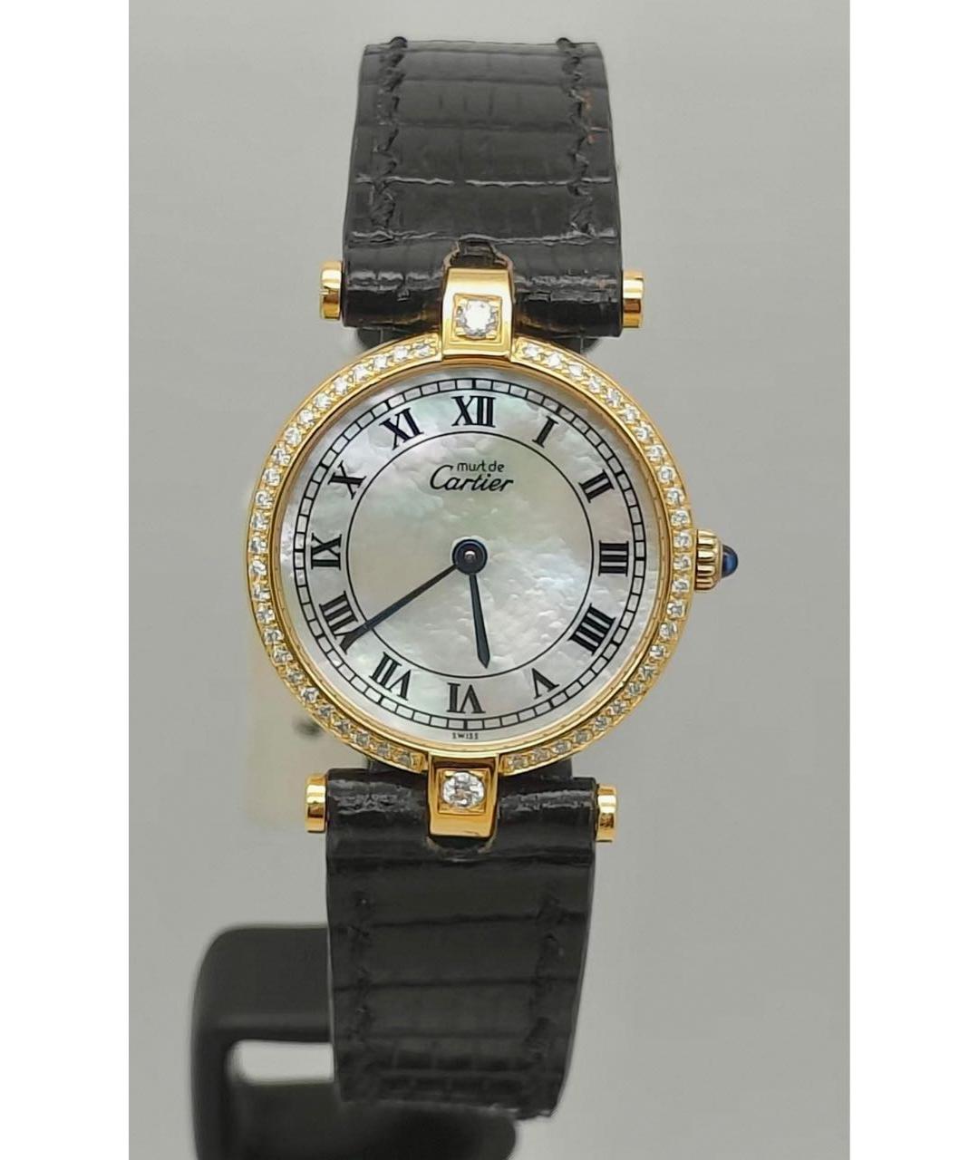 CARTIER Золотые часы из желтого золота, фото 4