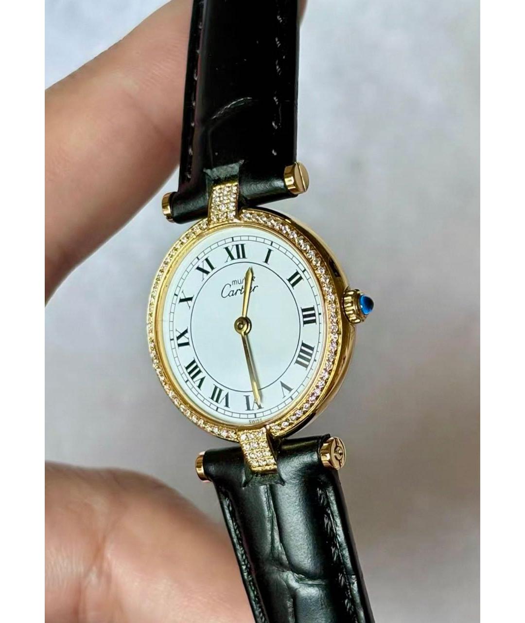 CARTIER Золотые часы из желтого золота, фото 3