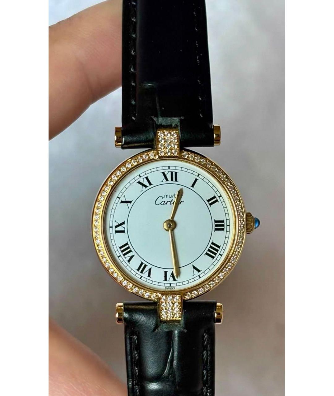 CARTIER Золотые часы из желтого золота, фото 5