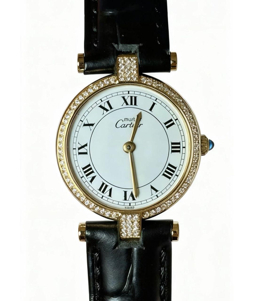 CARTIER Золотые часы из желтого золота, фото 2