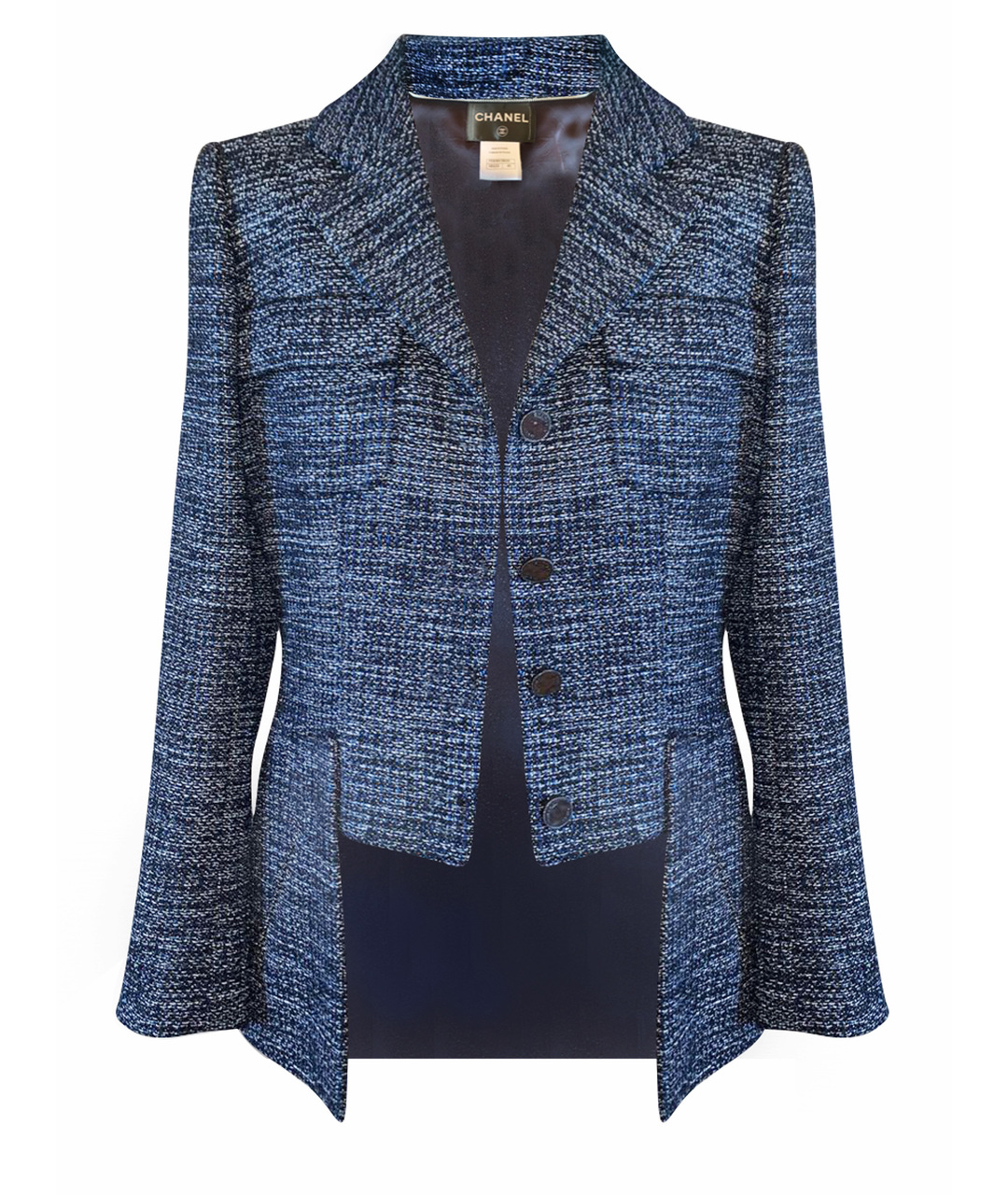 CHANEL PRE-OWNED Темно-синий жакет/пиджак, фото 1