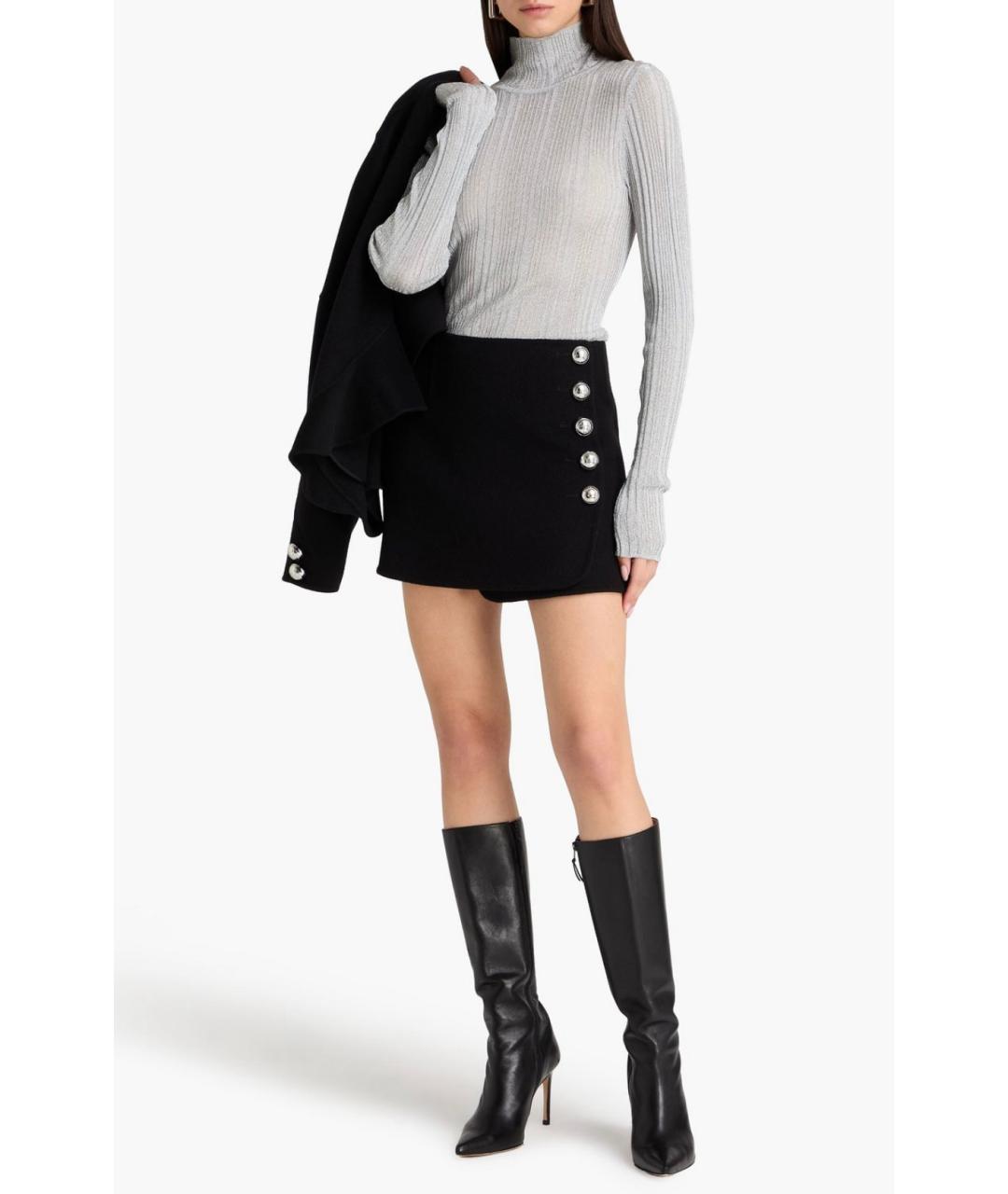 EMILIO PUCCI Черная юбка мини, фото 2