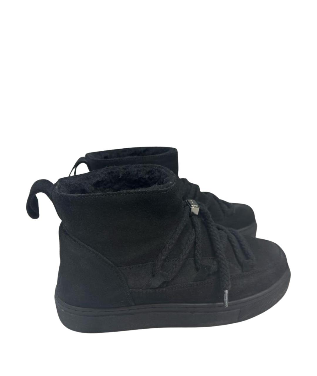 INUIKII Черные замшевые ботинки, фото 1