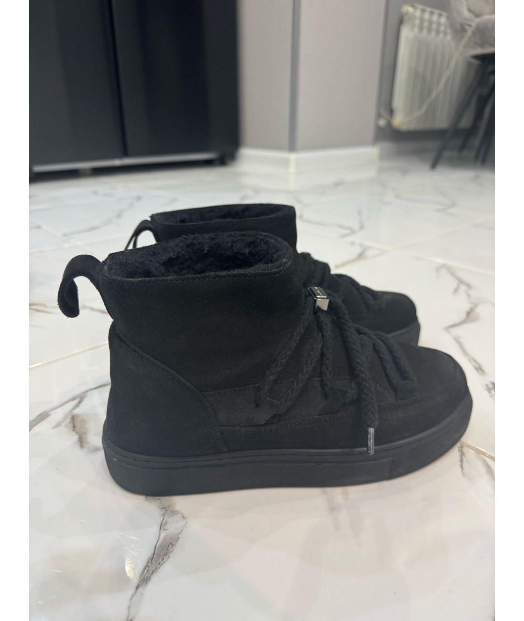 INUIKII Черные замшевые ботинки, фото 6