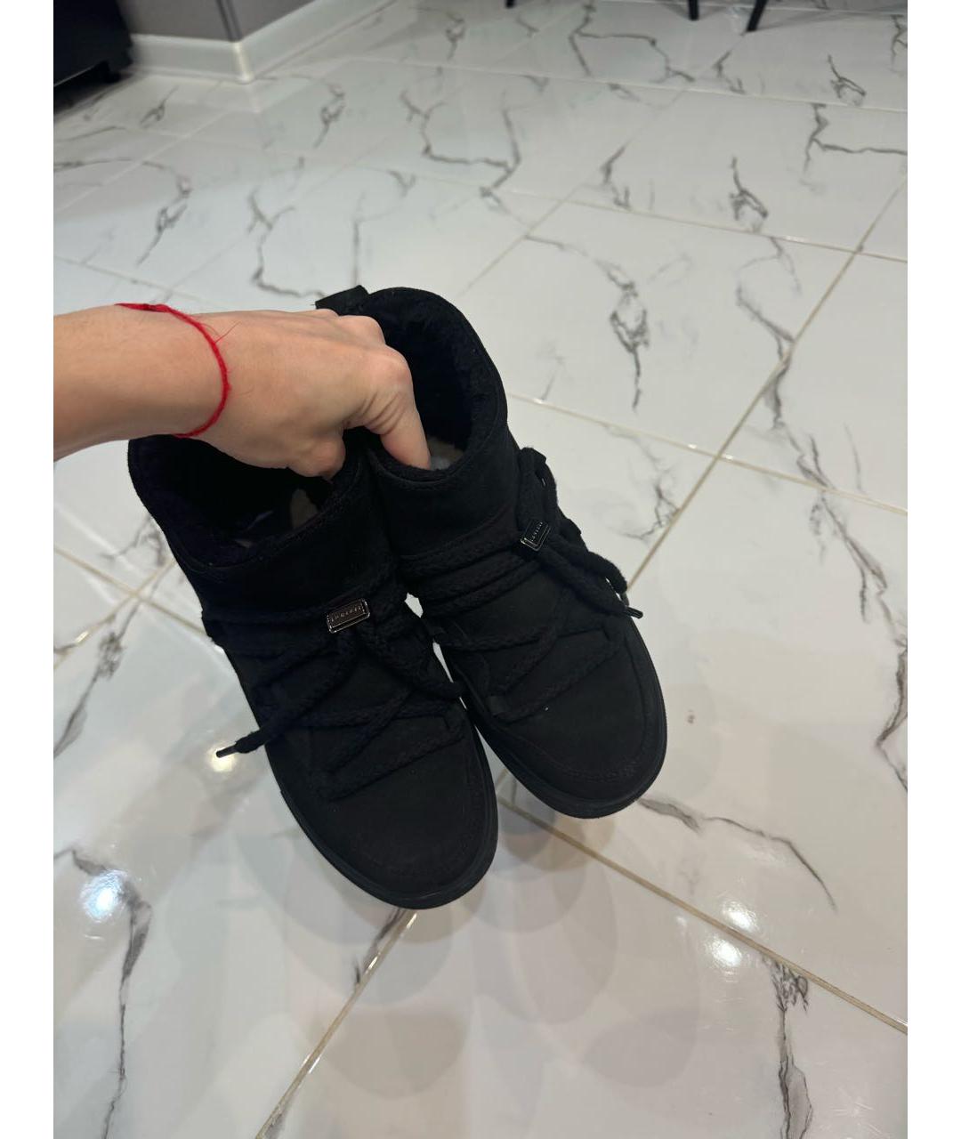 INUIKII Черные замшевые ботинки, фото 2