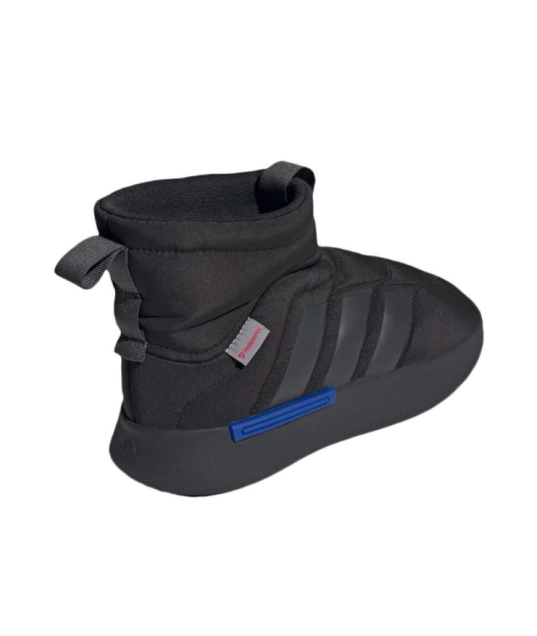 ADIDAS Черные синтетические высокие ботинки, фото 6