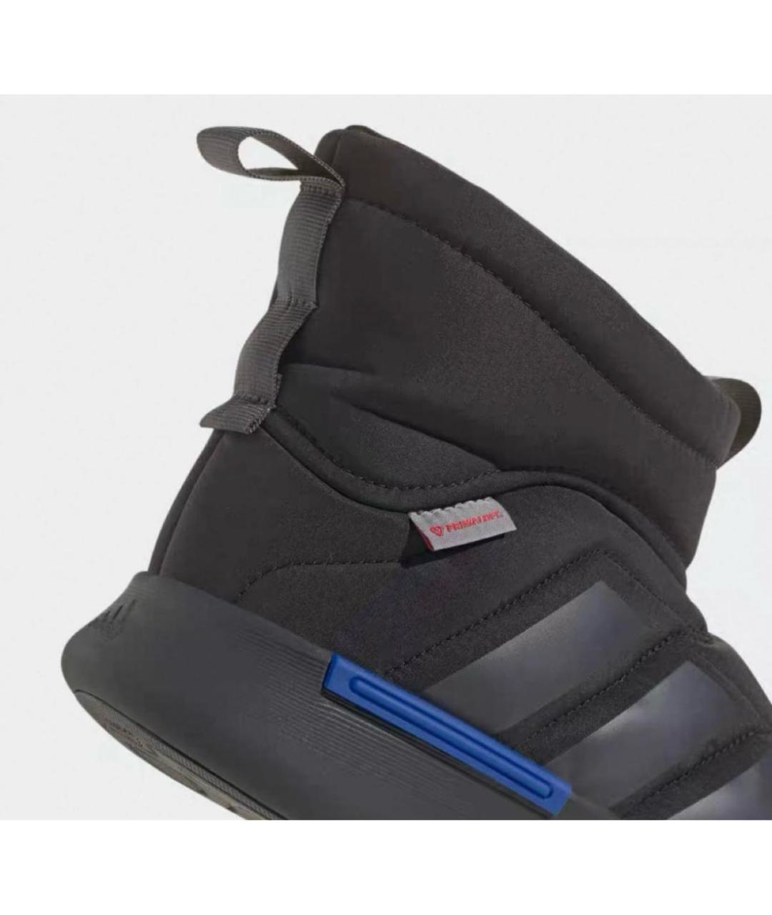 ADIDAS Черные синтетические высокие ботинки, фото 5