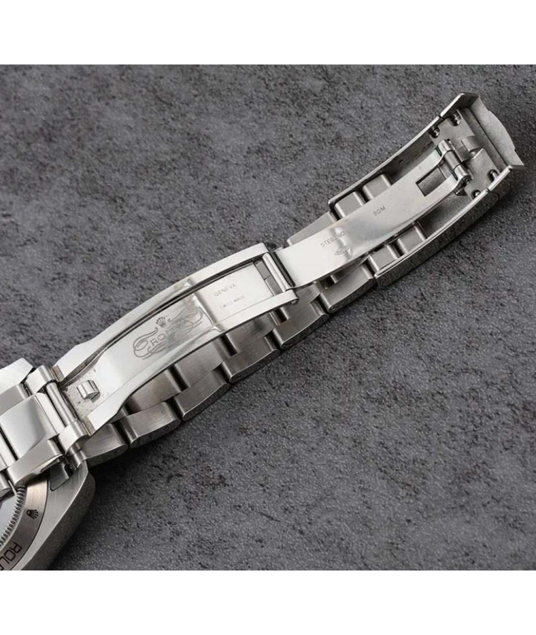 ROLEX Зеленые металлические часы, фото 4