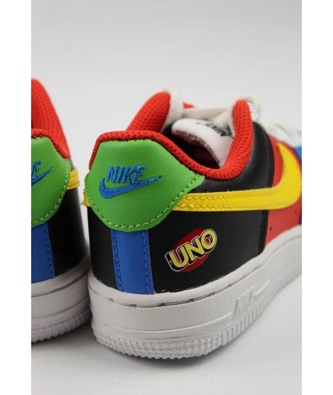 NIKE Мульти кожаные кеды, фото 4