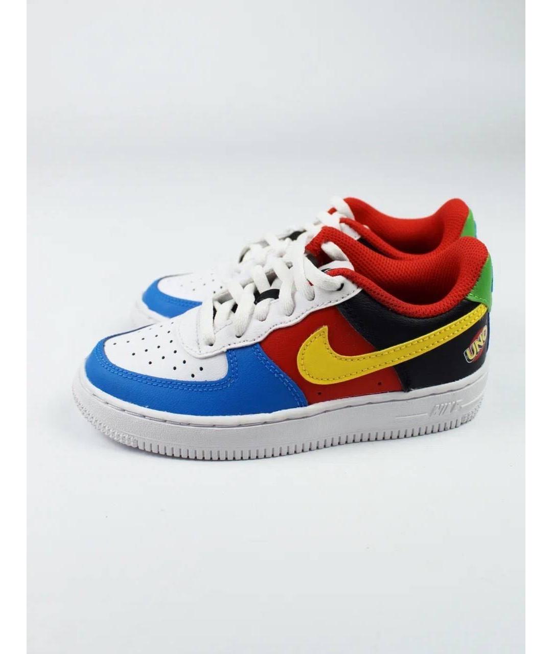 NIKE Мульти кожаные кеды, фото 2