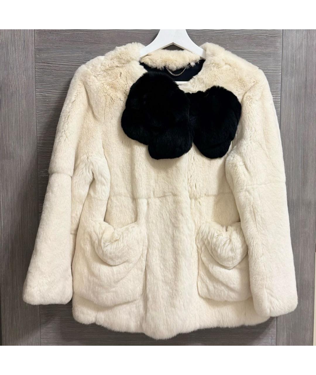 MARC JACOBS Белая меховая шуба, фото 5
