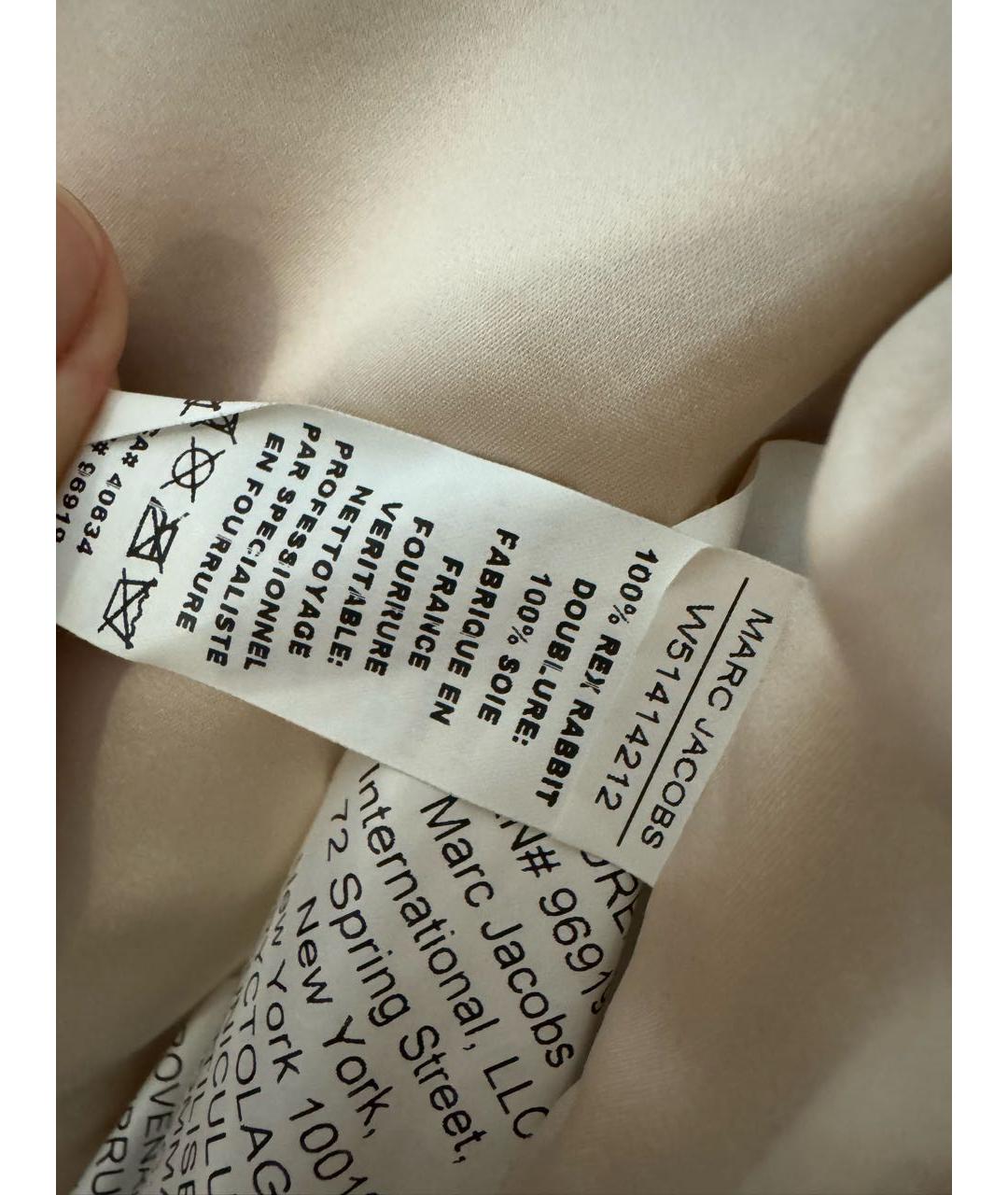 MARC JACOBS Белая меховая шуба, фото 7