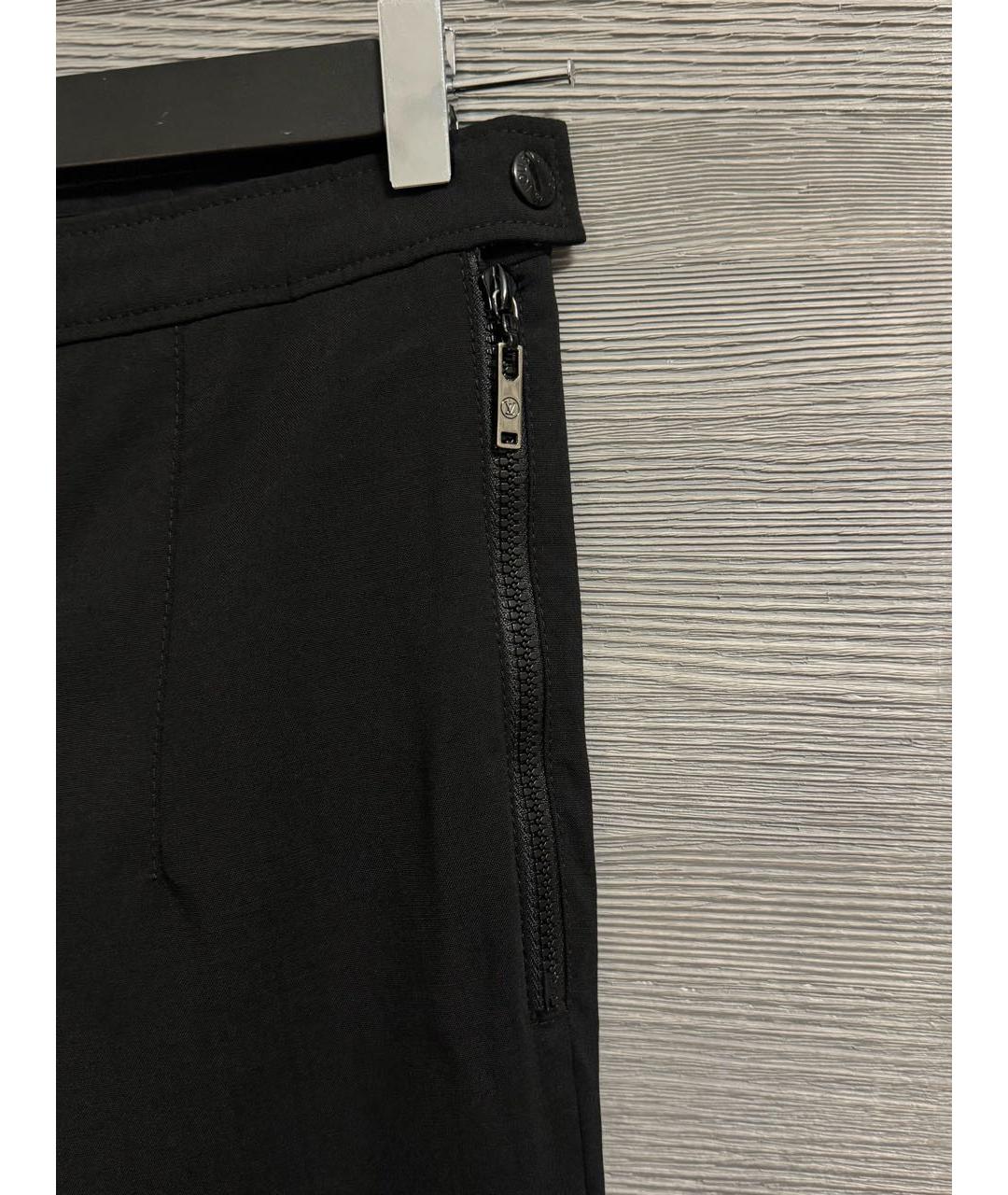 LOUIS VUITTON Черные шерстяные брюки узкие, фото 8