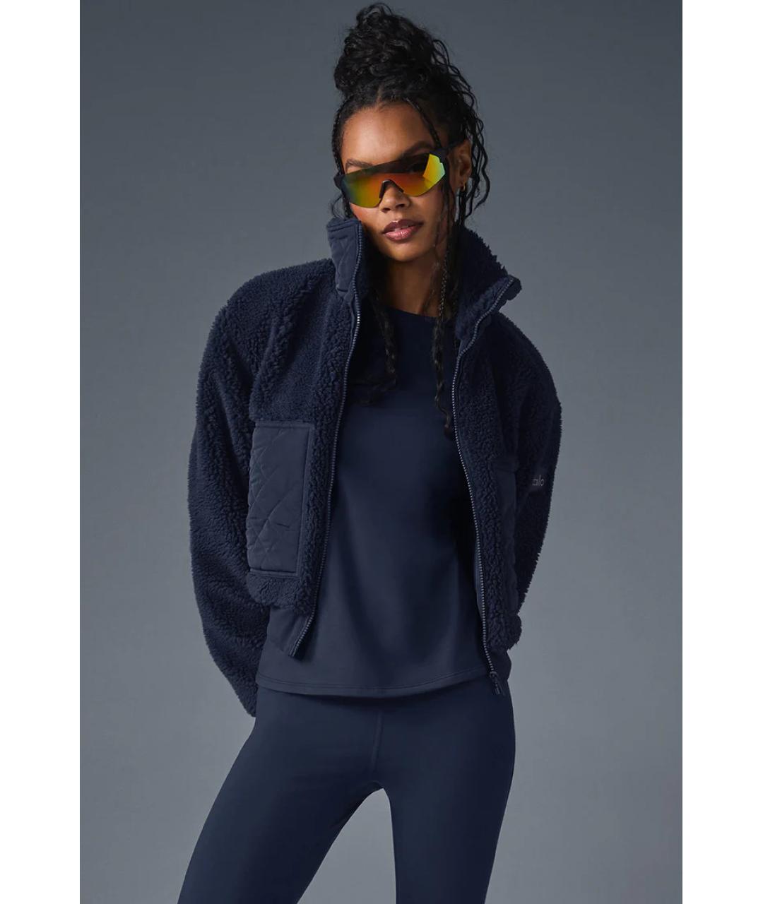 ALO YOGA Темно-синяя куртка, фото 3