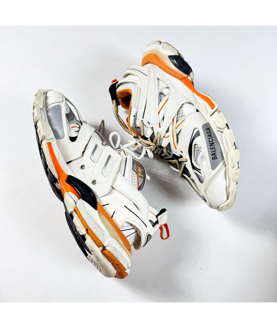 BALENCIAGA Белые низкие кроссовки / кеды, фото 8