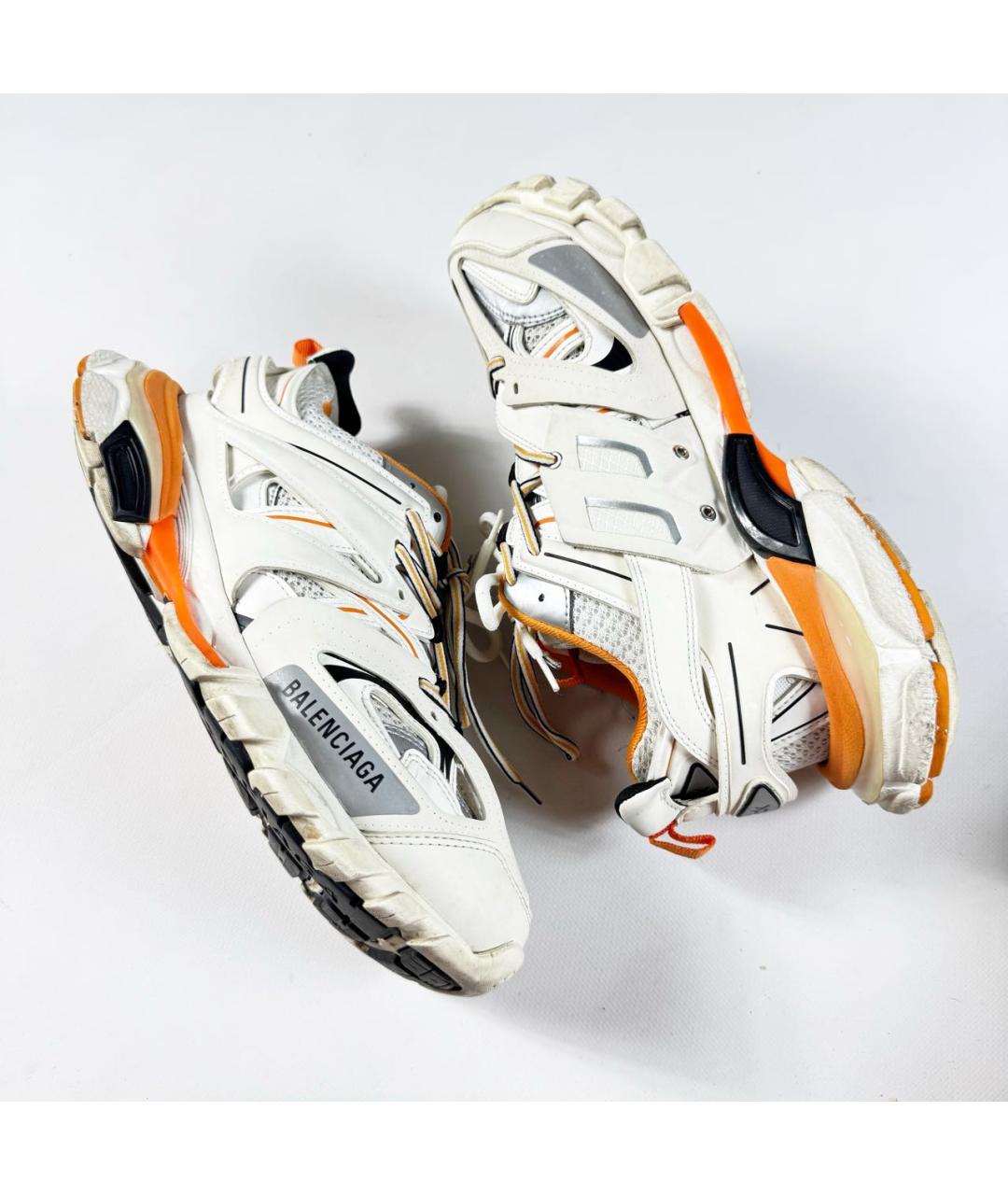 BALENCIAGA Белые низкие кроссовки / кеды, фото 5