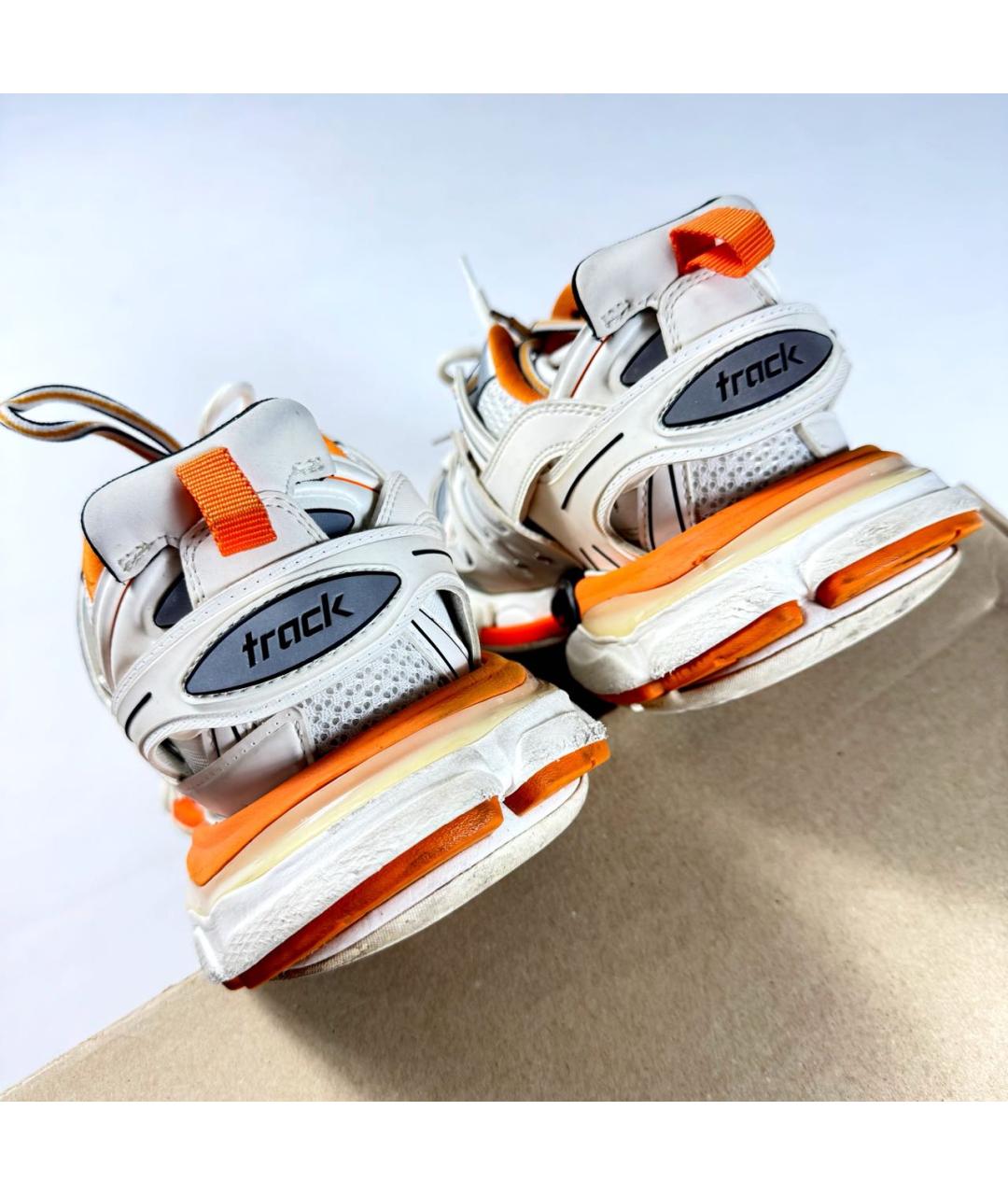 BALENCIAGA Белые низкие кроссовки / кеды, фото 7