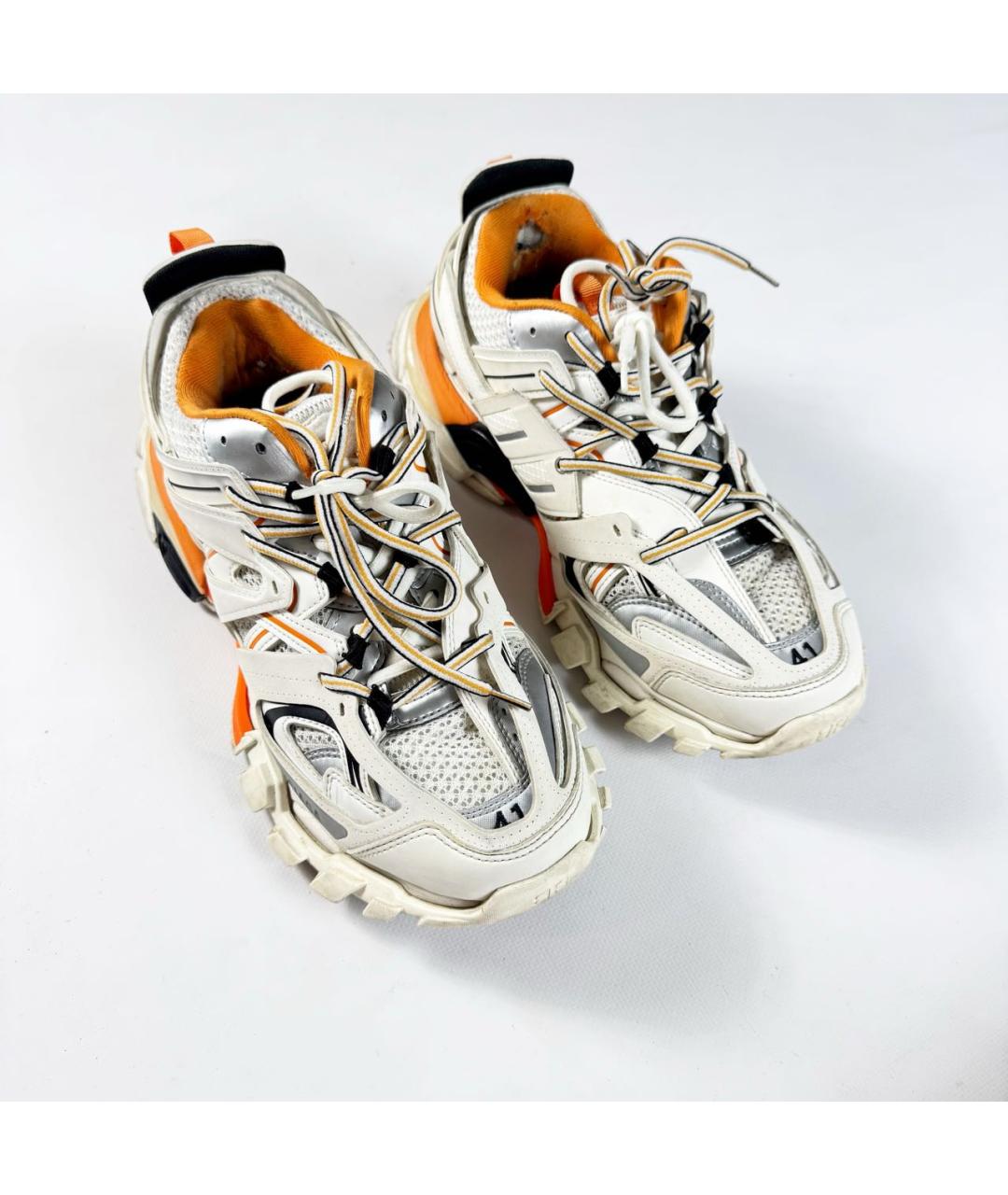 BALENCIAGA Белые низкие кроссовки / кеды, фото 2