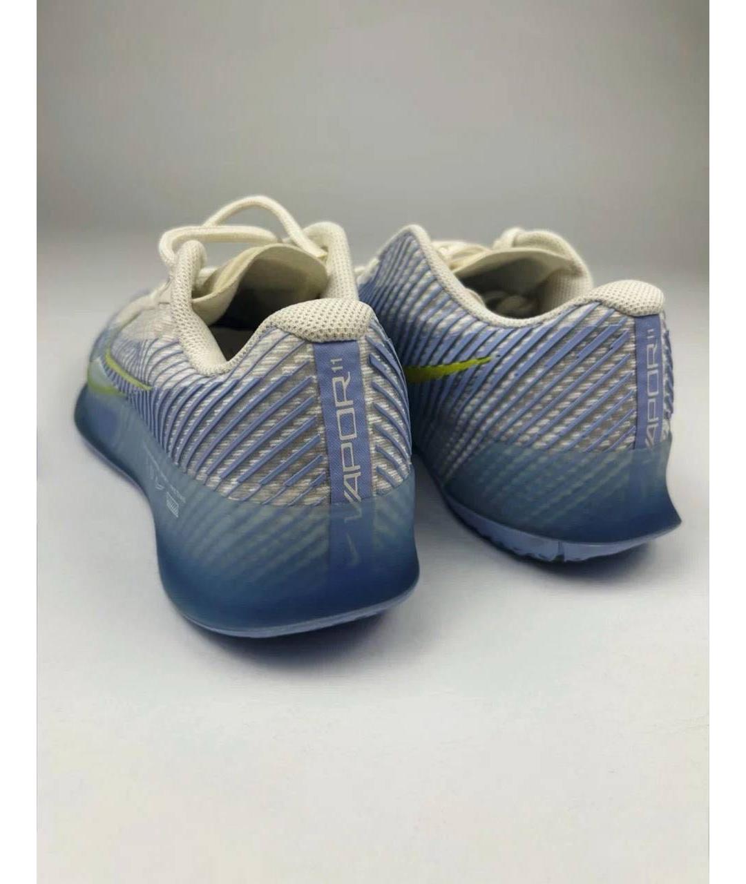 NIKE Голубые кожаные кроссовки, фото 4