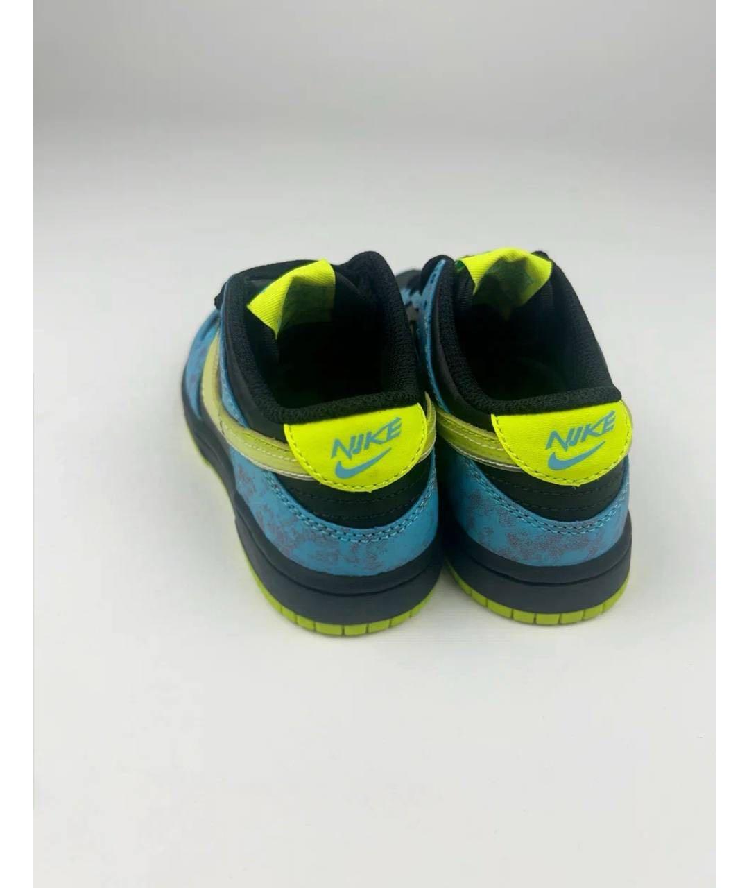 NIKE Синие кожаные кеды, фото 4