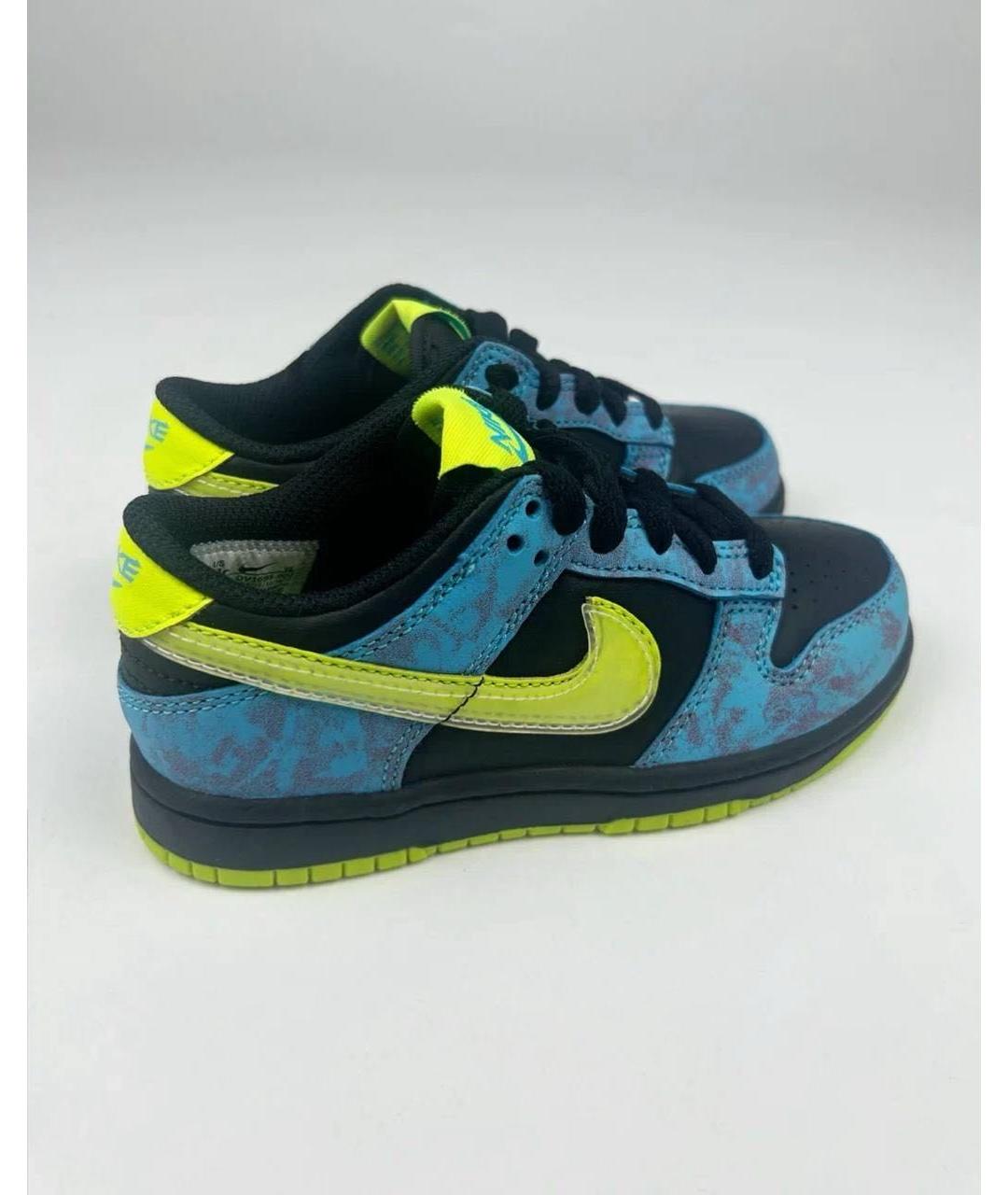 NIKE Синие кожаные кеды, фото 2