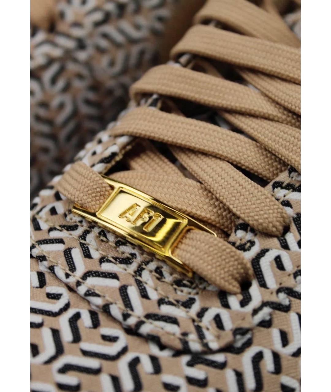 NIKE Коричневые кожаные кроссовки, фото 3