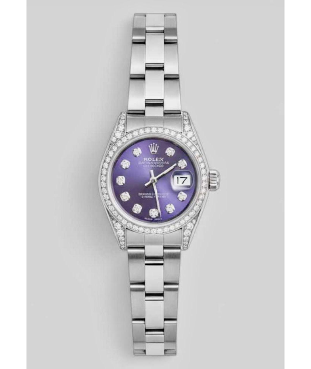 ROLEX Фиолетовые часы, фото 2