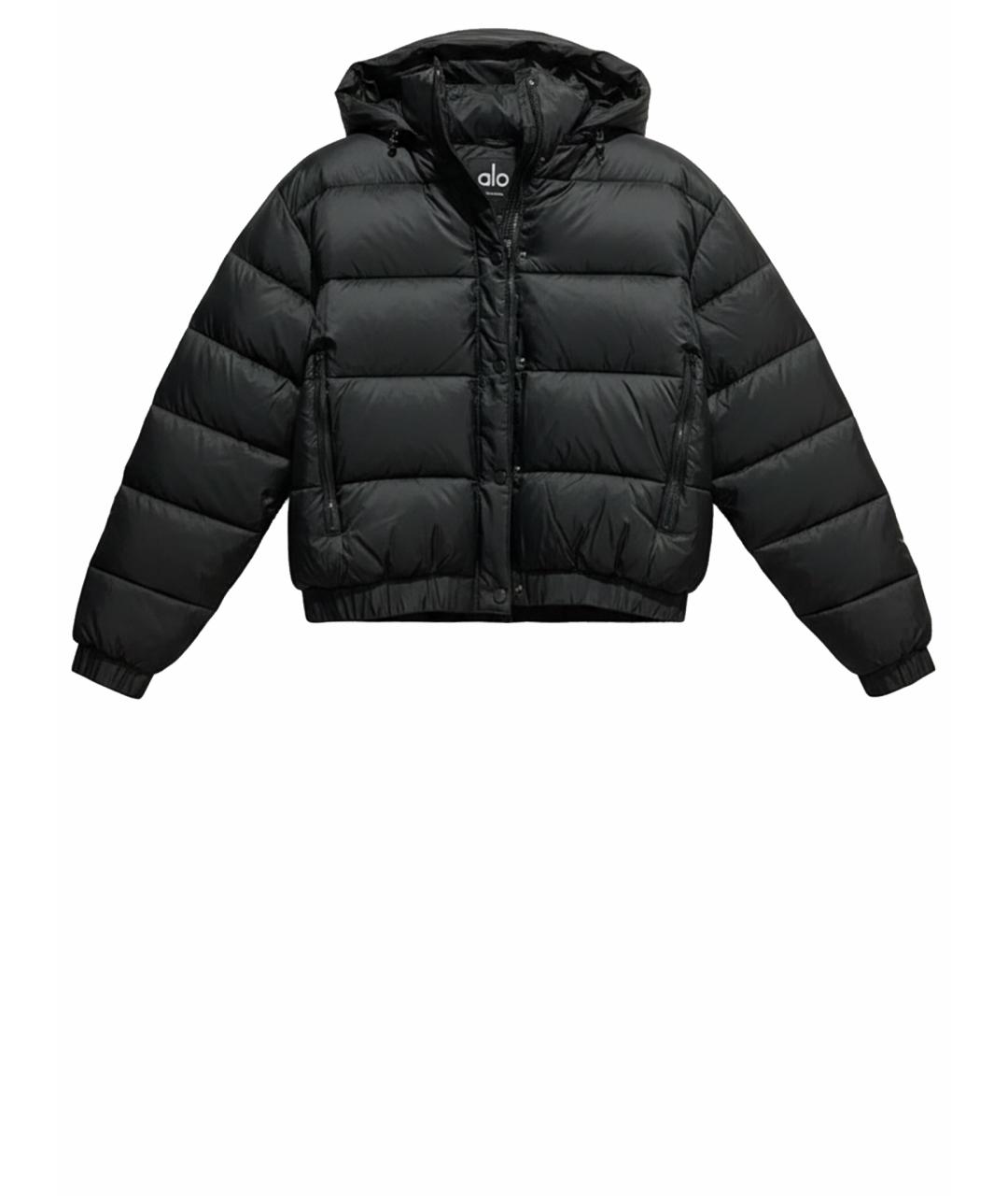 ALO YOGA Черный полиэстеровый пуховик, фото 1