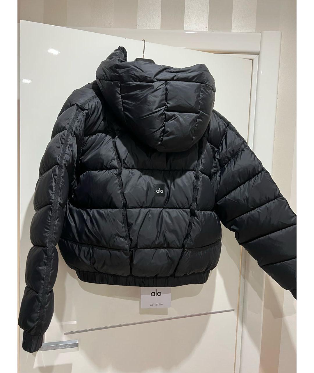 ALO YOGA Черный полиэстеровый пуховик, фото 2