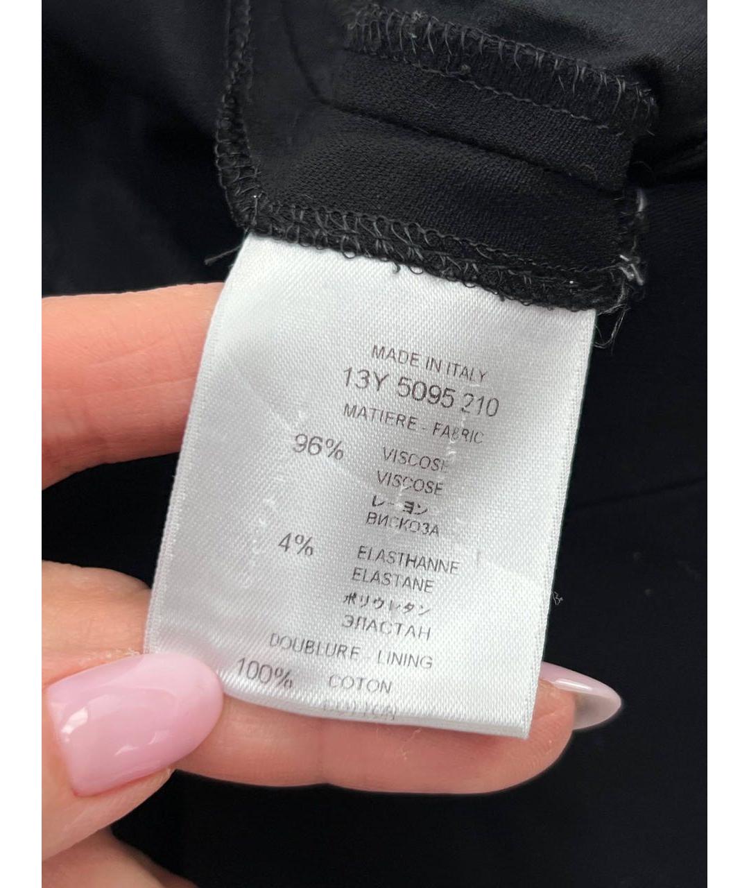 GIVENCHY Черные креповые классические брюки, фото 5