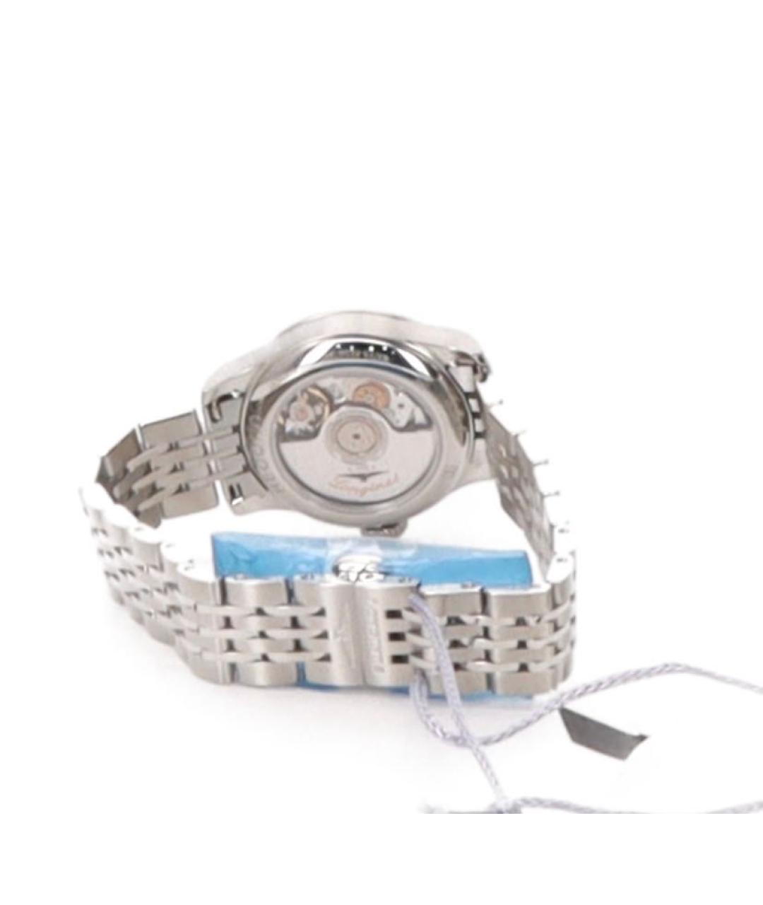 LONGINES Белые металлические часы, фото 3