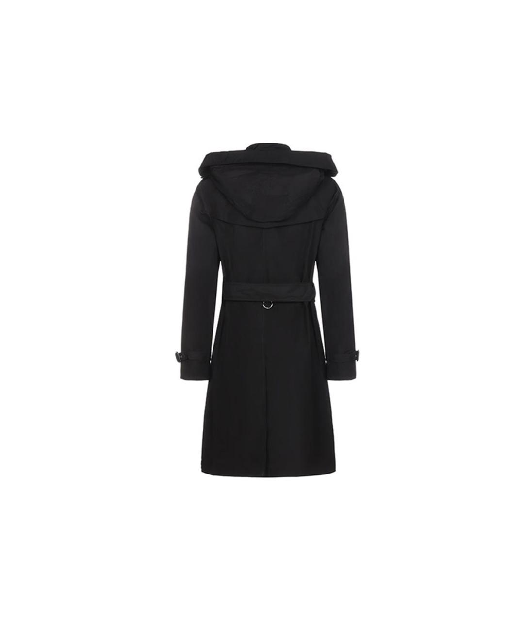 BURBERRY Черный полиамидовый тренч/плащ, фото 2