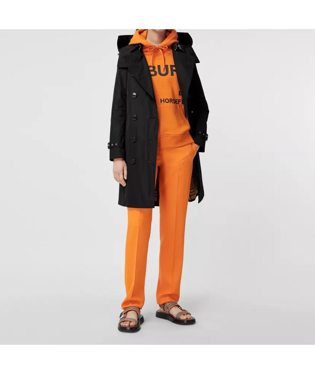 BURBERRY Черный полиамидовый тренч/плащ, фото 3