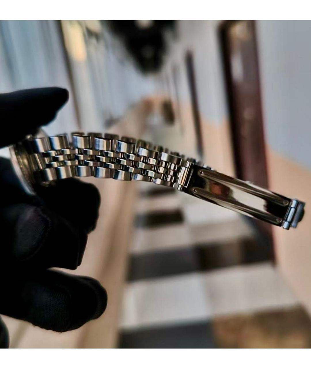 ROLEX Зеленые металлические часы, фото 6