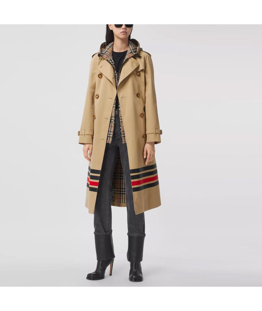 BURBERRY Коричневый тренч/плащ, фото 4