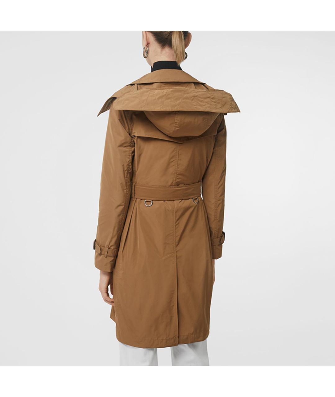BURBERRY Бежевый хлопковый тренч/плащ, фото 4
