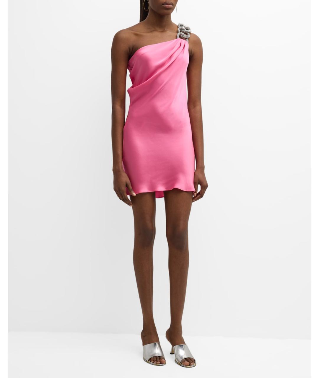 STELLA MCCARTNEY Розовое коктейльное платье, фото 2
