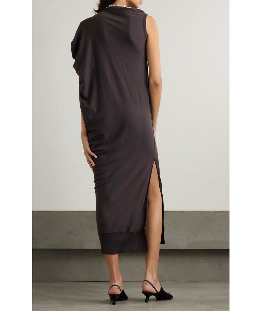 STELLA MCCARTNEY Коричневое коктейльное платье, фото 3