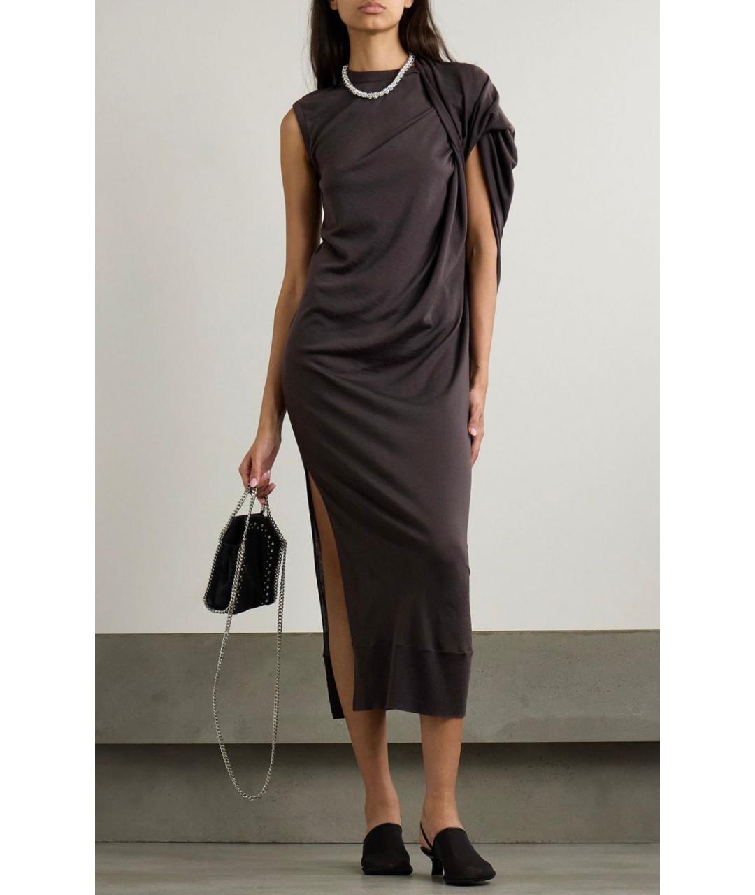 STELLA MCCARTNEY Коричневое коктейльное платье, фото 2